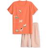 CALIDA Toddlers Set di Pigiama, Salmone Fresco, 116-122 Bambini e Ragazzi
