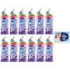 Felce Azzurra Confezione da 12 gel ACE Wc con Candeggina Lavanda, detergente per WC con candeggina, profumo di lavanda, 700 ml + 1 polvere di talco FELCE AZZURRA