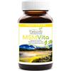 Cellavita - Capsule di zolfo organico MSM Vita ad alto dosaggio e puro al 99,9% - 150 capsule di metilsulfonilmetano puro in vetro - Polvere MSM senza additivi e conservanti - Made in Germany