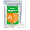 WANANFU Capsule Vuote Vegetali Taglia 4 (1000 unità), Compatibile con macchina riempimento capsule taglia 4 (opercolatrice 4)