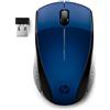 HP 220 Mouse Wireless, Tecnologia LED Blu, Sensore Ottico da 1300 DPI, 3 Pulsanti e Rotella di Scorrimento Integrata, Impugnature Pratiche e Funzionali, Ricevitore Nano Incluso, Design Moderno, Blu