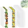 FOUTP 30 Trappole Adesive per Mosche Finestra Carta Moschicida Trasparente Anti Moscerini della Frutta Cattura Insetti Interno Strisce Appiccicose Non Tossiche e Inodore Alta Efficacia