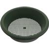 Yardenfun Setaccio per terra - Setaccio rotondo in plastica per terriccio da giardino - Foro da 6 mm di diametro, maglia fine per filtrare sabbia e ghiaia per acquari, colore verde