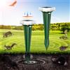 outsweat Dissuasori per Talpe, 3 Modalità di Vibrazione Scaccia Talpe con Luce LED, Solare e Impermeabile Dissuasori per Scoiattolo, Ratti e Serpenti, per Prati, Cortili e Giardini (2 Confezione)