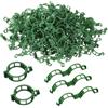 CuiCanfla Clip per piante rampicanti, clip per pomodori, clip per piante per sostegno, 100 clip per piante, clip per piante da giardino, piante vegetali, piante rampicanti