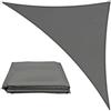 MissYolo Tenda parasole triangolare, impermeabile, 3 x 4 x 5 m, per esterni, con protezione dai raggi UV, per cortile, piscina, patio e giardino e uso familiare (grigio scuro)