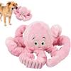 Chingcoo Giocattolo per cani che scricchiolano, peluche interattivo, giocattolo da masticare per cani di taglia piccola, media e grande, gambe elastiche, giocattolo da masticare per animali domestici