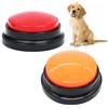 Cerioll Pulsanti per Cani, Buzzer Button, Beeper per Cani, 2 Pezzi Gioco Interattivo Cane, Recordable Training Answer Buzzers, Pulsante Cane per la Comunicazione e L'addestramento, Funzione di Registrazione