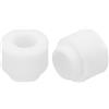 sourcing map 15 perline isolanti in ceramica, 3,3 mm x 6 mm x 7 mm, filo elettronico, isolamento termico, tubo rotondo in ceramica per cavi e protezione dei cavi