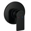 VR VETRINEINRETE Vetrineinrete® Miscelatore per doccia ad incasso da parete nero rubinetto monocomando moderno tondo