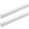 JIALUO0318 Maniglione per Porta Lega di Alluminio Maniglie per Mobili Armadio Maniglie Maniglia Cucina Pomolo 2 Pezzi (White,B Length 1000mm)
