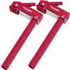 ViewReal 2 clip di fissaggio regolabili per cani, supporto inferiore da 20 mm, per cani, lavorazione del legno ad azione rapida, clip di fissaggio rapide regolabili con panchina per pialla, piastra forata,