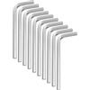 QUARKZMAN 10Pz Set di Chiavi a Brugola 4mm Chiave Torx Esagonali in Acciaio Inossidabile a Forma di L Metriche Set Attrezzi per Riparazioni Fai Da Te in Casa Biciclette e Motociclette