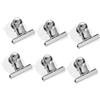 MAGICLULU 6pezzi Clip Ventosa con Morsetto in Acciaio Inossidabile per Appendere Accessori Casa e Bagno Ganci Ventosa Resistenti per Asciugamani Spugne e Vestiti