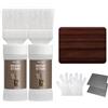 Mollor Macchia per Legno a Base Acqua 2in1 Colorante e Sigillante | Asciugatura Rapida, Basso Odore, Atossico | Mobili Interni Esterni 300G (Rovere Scuro)