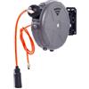 Generico Avvolgitubo Aria Compressa Retrattile | ABS 10m Tubo PU 8mm Montaggio A Parete | Avvolgitubo Automatico 180° Rotazione Officina Riparazione Auto Utensili Pneumatici
