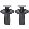 Generico Tappo Lavello Cucina Multifunzione 78-80mm per Scarico | Accessorio per Trituratore Rifiuti, Acciaio Inossidabile Gel Plastico, Nero, Sigilla Acqua e Raschia Residui