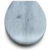 Generico Sedile WC Effetto Legno Rovere Grigio - Copriwater Ovale Universale in MDF Resistente - Cerniere Acciaio Inox - Stile Moderno e Naturale