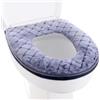 Generico Copri scaldabagno per WC, coprisedile per WC, Tappetino per in velluto riutilizzabile lavabile, Design a busta con cerniera Bagno morbido e più caldo per il bagno