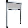 HU-firma Zanzariere Alluminio Verticale Bianco, 120 x 170 cm