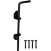 Generic Chiusura per cancello per recinzione in legno, cerniere di bloccaggio resistenti, barra in metallo a terra | per rimorchi per piscina, fattoria, bambini, barche da giardino, porte di ricambio in PVC