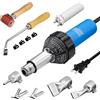 SWIGRANCE - Saldatrice plastica ad aria calda da 1600 W, kit di saldatura in plastica per coperture da 110 V, PVC TPO vinile, saldatura a mano, pistola termica ad aria calda con vari