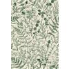 ANLIKY-Pro Carta da Parati Foglie Verdi e Fiori Selvatici Vintage Autoadesiva,Botanica Foresta Natura Carta Adesiva per Parete,Pellicola Decorativa 44x600cm,per Soggiorno Camera da Letto Cucina Mobili
