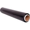 Inoverse 1 rotolo di pellicola elastica nera, 50 cm/1,5 kg, per mobili e trasloci, per pallet, avvolgicalze su rotolo, materiale da imballaggio, pellicola nera