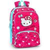 Franco Cosimo Panini HELLO KITTY - Zaino Scuola Ufficiale Hello Kitty, 2 Ampi Spazi Centrali, 2 Tasche Frontali e 2 Laterali, Tasca Interna, Spallacci Regolabili e Imbottiti, Schienale Termoformati, 32 x 43 x 23 cm, 31 L