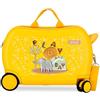 Enso Play All Day Valigia per bambini Giallo 45 x 31 x 20 cm Rigido 1,8 kg Chiusura a combinazione laterale ABS 1,8 kg 27,9 L Bagaglio a mano, giallo, Taglia unica, Valigia per bambini