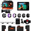 Eyes GO 4K26 - Fotocamera sportiva 4K30fps - 20 accessori - Foto 16MP - 2 schermi touch Vlog - Telecomando - Stabilizzatore E.I.S 2.0 - Impermeabile 30M - 1X1350mAh (Pro)