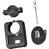 Buxuaaaa Custodia protettiva in silicone copertura per obiettivo per accessori per fotocamera 360 Custodia protettiva per fotocamera Standard Sostituzione Silicone Guard Lens Protector