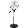 Orbegozo PWS 3050 - Ventilatore industriale 2 in 1: da pavimento e da parete, funzione oscillante, telecomando, diametro 50 cm, 3 velocità, altezza regolabile fino a 140 cm, potenza 120 W