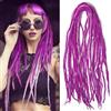 Shinon Dreadlocks Extension,22 Zoll Double Ended Dreadlocks Extensions,Dreads Zum Einflechten,15 Stränge P/Purple Handmade Wool Hip-Hop Reggae Braid In Dreads Dreadlock Extensions For Women
