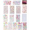 Luxorium 2500 pezzi Brillantini Adesivi per Artigianato 15 Fogli Multicolore per Scrapbooking, Decorazioni per Unghie, Viso, Corpo, Trucco e Progetti Fai-da-te