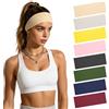 AOOSA 8 Pezzi Fasce Capelli Larghe, 10 cm Fasce Capelli Donna, Fasce Sportive, Fasce Alla Moda, Fasce Elastiche Semplici per Uomo Donna per Sport, Yoga, Cura Della Pelle, Trucco, Corsa (B)