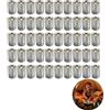 Sylkeov Pack da 50 Mini Luci LED (Bianco Caldo), Piccole Lampade a Batteria per Progetti di Fai Da Te, Decorazioni per Casette delle Bambole e Artigianato, Illuminazione Versatile per Ogni Creazione Creativa