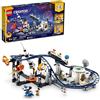 LEGO Creator 31142 - Set di montagne russe 3 in 1, con montagne russe, torre libera, giostra e 5 minifigure, parco divertimenti ricostruibile per bambini dai 9 anni in su