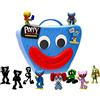 Poppy Playtime - Set minifigure valigetta con 10 personaggi Huggy Wuggy con personaggi esclusivi, serie 1