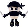 NlsqAMZ Italiian Braiinrot Peluche, Plush Cappucciino Assassiino, Pelouche, Regalo Per Fan e Collezionisti