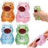 Zoonvii 4 Pezzi Capybara Squeeze Toy,Squeeze Giocattoli,Antistress Squeeze Toys,Antistress Giocattoli,Capybara Squishy,Squeeze Ball,Squishy Squeeze Giocattoli,Giocattoli di Decompressione