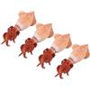 ORFOFE Modelli Di Calamaro Artificiale Realistici Miniature Di Calamaro Finti Per Decorazione Scenografie E Fotografia Figure Di Animali Simulati Plastica