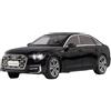 SYOEUR 1:18 Per Audi A6 L Pressofuso Lega Auto Giocattolo Collezione Luci Suoni Porte Dell'auto Possono Essere Aperte Set Giochi Modello Auto per Hobby(Nero)