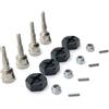 Generic Componenti Trasmissione Per Wltoys A949 A959 A959-B A969 A979 K929 1/18 RC Car Upgrade Parts Albero Di Trasmissione In Metallo Asse Ruota Tazza E Adattatore Esagonale 12 Mm(Black)