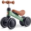 Ricokids Bici senza pedali per bambini a partire da 1 anno - Triciclo - Telaio in acciaio stabile - Leggera - Verde Marrone