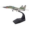 SYOEUR 1:100 Adatto Per MIG-29 Diecast Metal Simulation Aircraft Model Scale Collezione Di Aerei Da Combattimento Regali Kit di gioco per Hobby