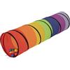 Selonis Pop-Up Tunnel Di Gioco Bambini Con 100 Palline Colorate Tubo, Multicolore:Giallo/Verde/Blu/Rosso/Arancione