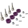 Generic Componenti Trasmissione Per Wltoys A949 A959 A959-B A969 A979 K929 1/18 RC Car Upgrade Parts Albero Di Trasmissione In Metallo Asse Ruota Tazza E Adattatore Esagonale 12 Mm(Purple)