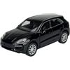 Generisch Welly Modello Auto Compatibile con Porsche Cayenne III PO536 Nero 3° generazione dal 2017 1/34-1/39 Metal Model Auto Die Cast 43773