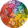 Ravensburger - Puzzle Tropical per Adulti, 500 Pezzi, Collezione Circle of Colors, Puzzle Arte, Idea Regalo per Lei o Lui, Forma Rotonda 52x52cm